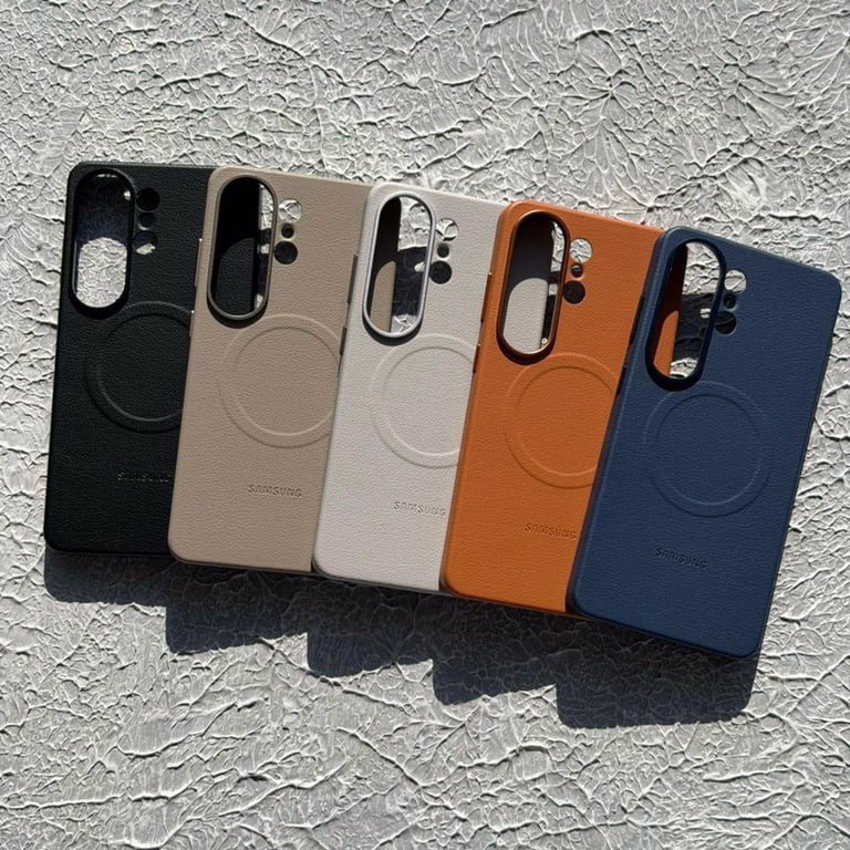 قاب چرمی اورجینال سامسونگ با مگ سیف Leather Case Magsafe