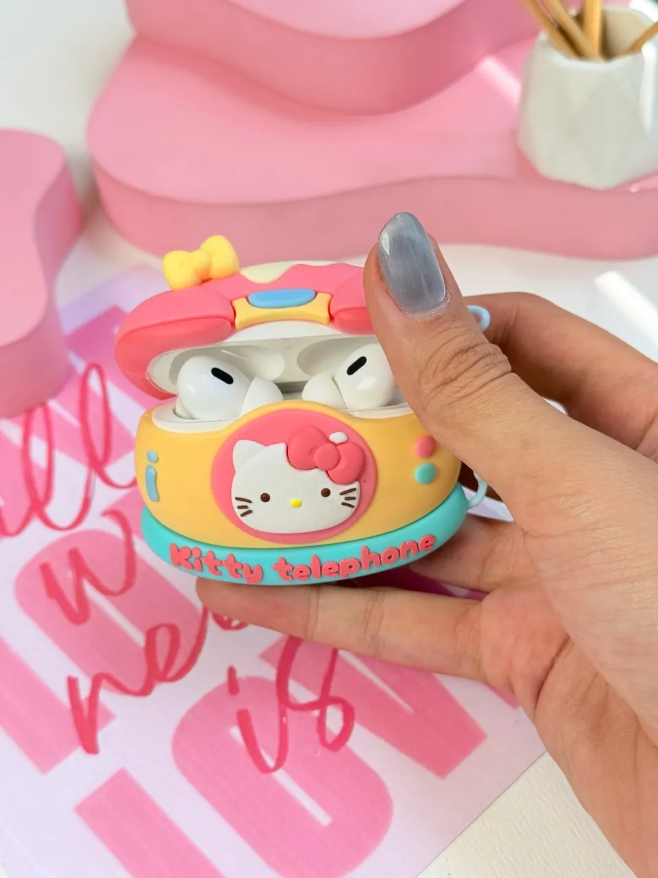 کاور ایرپاد سیلیکونی Kitty Telephone